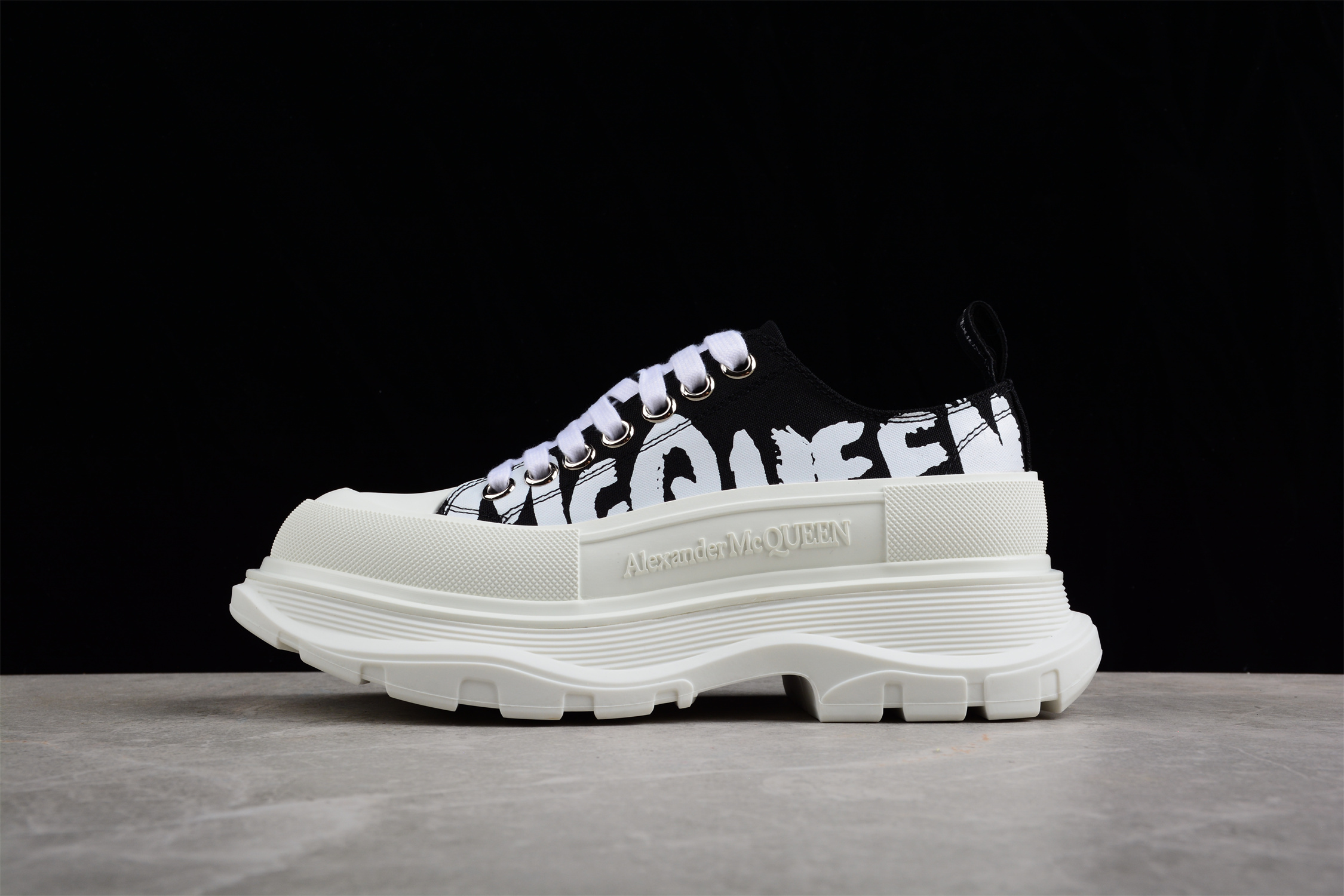 Alex McQ  man and women sneakers black/white